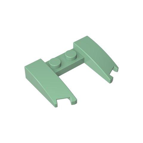 Gobricks,Wedge Curved 3 x 4 x 2/3 Cutout,11291,31584