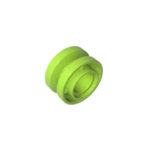 Gobricks,Wheel 11 x 8 with Center Groove,42610