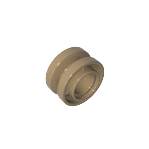 Gobricks,Wheel 11 x 8 with Center Groove,42610