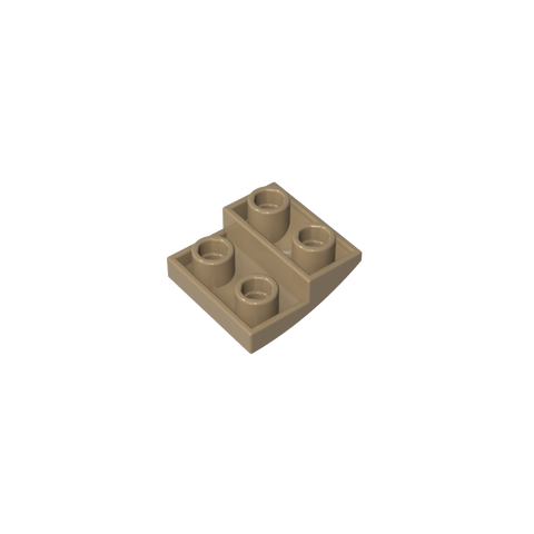 Gobricks,Slope Curved 2 x 2 Inverted,32803