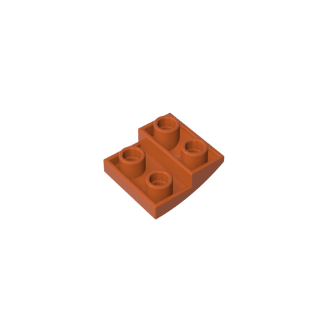 Gobricks,Slope Curved 2 x 2 Inverted,32803