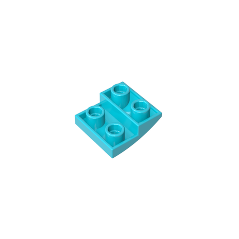 Gobricks,Slope Curved 2 x 2 Inverted,32803