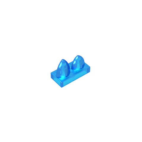 Gobricks,Plate 1 x 2 Special with Two Vertical Teeth,15209