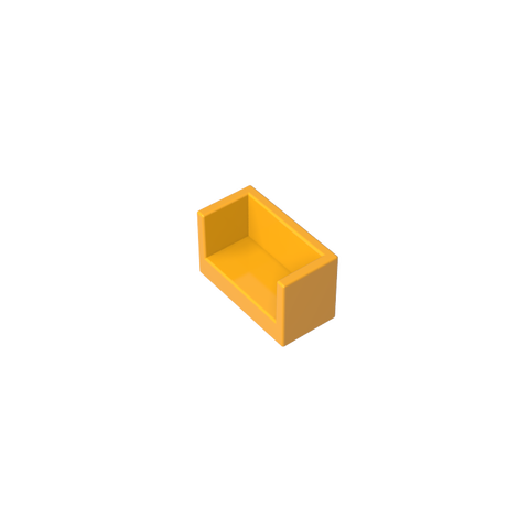 Gobricks,Panel 1 x 2 x 1 with Rounded Corners and 2 Sides,23969,35387,35391
