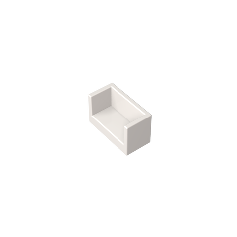 Gobricks,Panel 1 x 2 x 1 with Rounded Corners and 2 Sides,23969,35387,35391