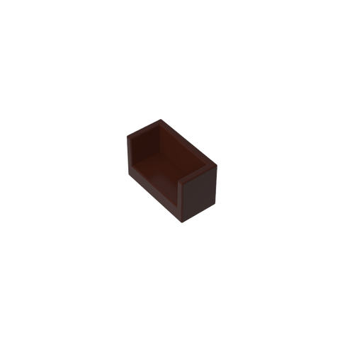 Gobricks,Panel 1 x 2 x 1 with Rounded Corners and 2 Sides,23969,35387,35391