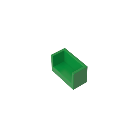 Gobricks,Panel 1 x 2 x 1 with Rounded Corners and 2 Sides,23969,35387,35391