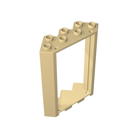 Gobricks,Door Frame 4 x 4 x 6 Corner,28327