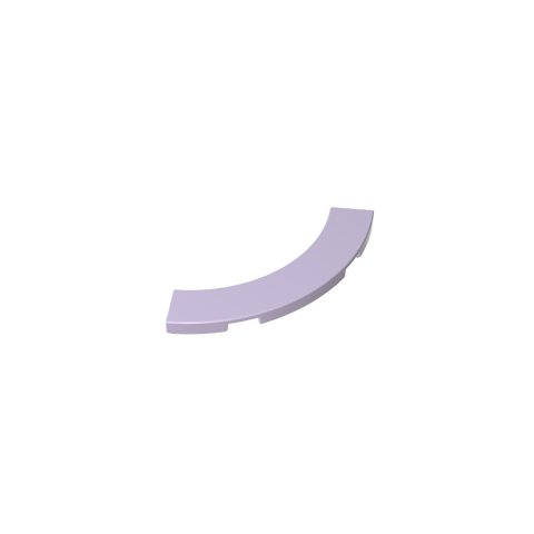 Gobricks,Tile 4 x 4 Curved, Macaroni,27507,39725,78885