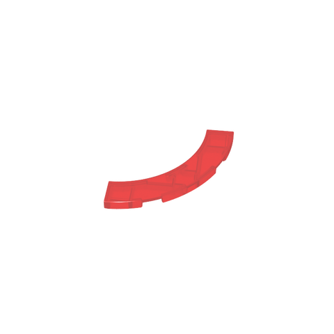 Gobricks,Tile 4 x 4 Curved, Macaroni,27507,39725,78885