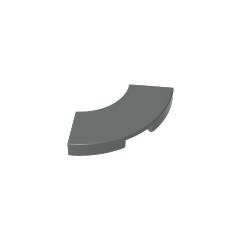 Gobricks,Tile 2 x 2 Curved, Macaroni,27925,78560