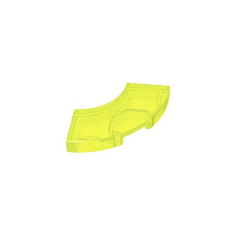 Gobricks,Tile 2 x 2 Curved, Macaroni,27925,78560