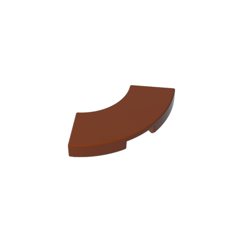 Gobricks,Tile 2 x 2 Curved, Macaroni,27925,78560