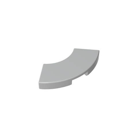 Gobricks,Tile 2 x 2 Curved, Macaroni,27925,78560
