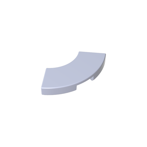 Gobricks,Tile 2 x 2 Curved, Macaroni,27925,78560