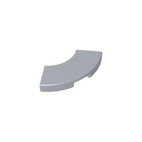 Gobricks,Tile 2 x 2 Curved, Macaroni,27925,78560