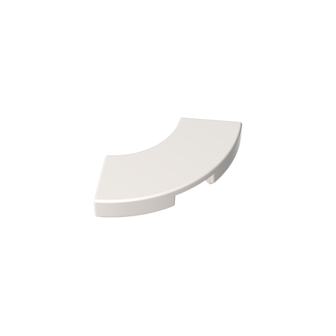 Gobricks,Tile 2 x 2 Curved, Macaroni,27925,78560