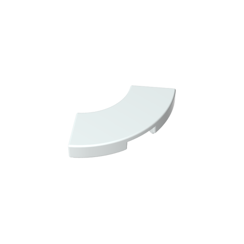 Gobricks,Tile 2 x 2 Curved, Macaroni,27925,78560