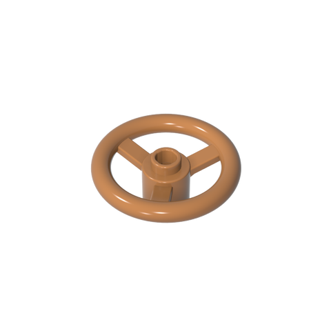 Gobricks,Technic Steering Wheel Small (3 Studs Diameter),2819