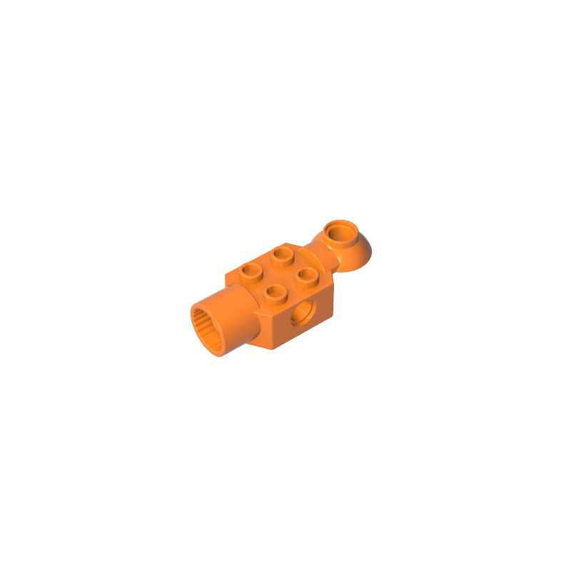 Gobricks,Technic Brick Special 2 x 2 with Pin Hole, Rotation Joint Ball Half [Horizontal Top], Rotation Joint Socket,47452