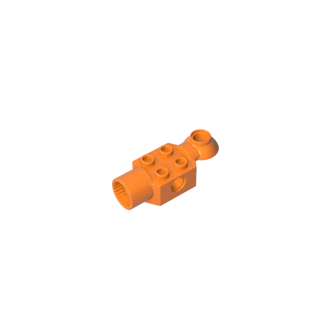 Gobricks,Technic Brick Special 2 x 2 with Pin Hole, Rotation Joint Ball Half [Horizontal Top], Rotation Joint Socket,47452