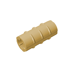 Technic Axle Connector Ridged [with x Hole x Orientation],6538