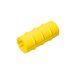 Technic Axle Connector Ridged [with x Hole x Orientation],6538