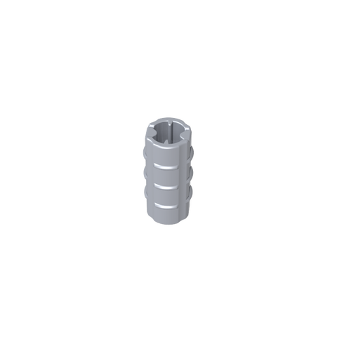 Gobricks,Technic Axle Connector Ridged [with x Hole x Orientation],6538b,6538,6538a