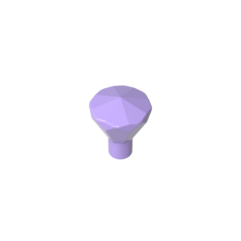 Gobricks,Rock 1 x 1 Jewel 24 Facet,30153,28556