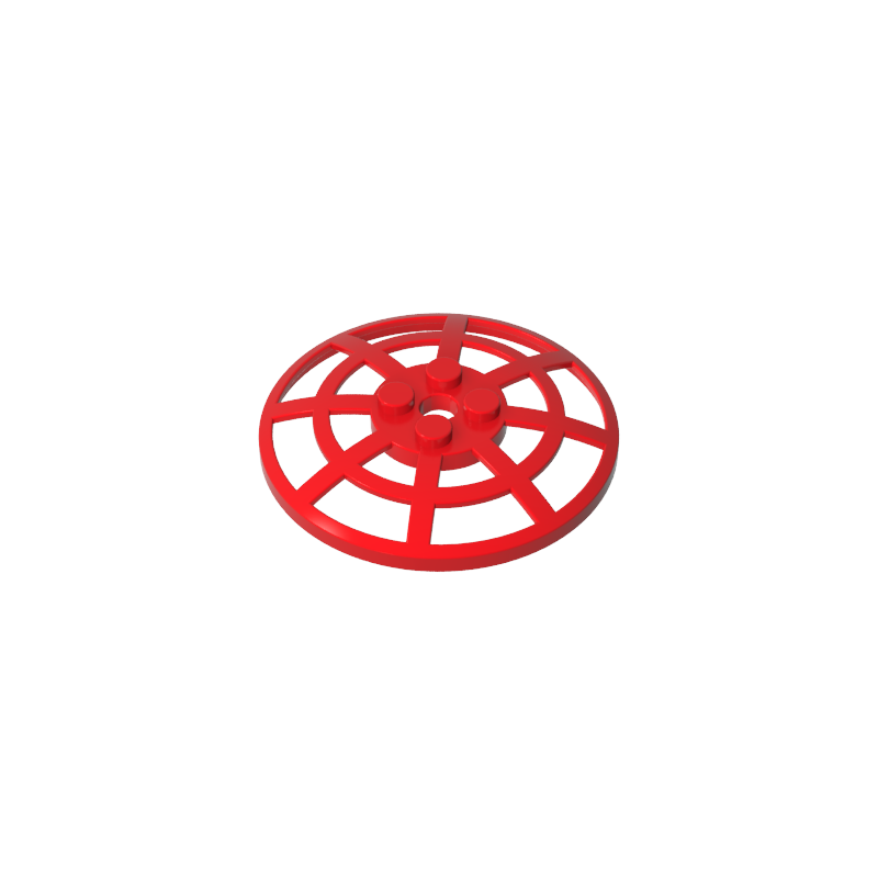 Gobricks,Dish 6 x 6 Inverted [Radar/ Webbed/ anti-studs at 90°],4285b,4285,4285a,30234,24239,28732