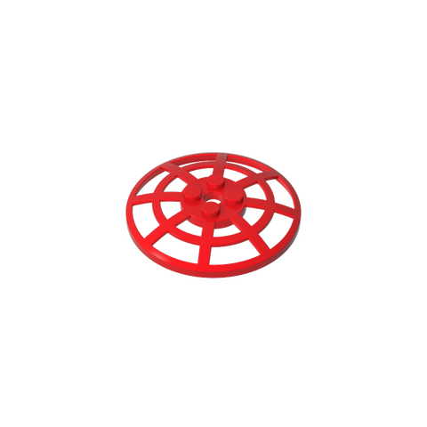 Gobricks,Dish 6 x 6 Inverted [Radar/ Webbed/ anti-studs at 90°],4285b,4285,4285a,30234,24239,28732