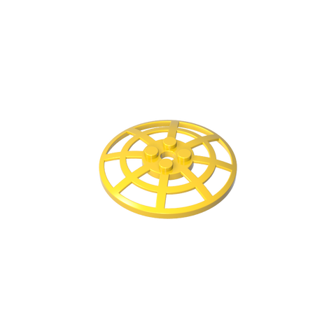Gobricks,Dish 6 x 6 Inverted [Radar/ Webbed/ anti-studs at 90°],4285b,4285,4285a,30234,24239,28732