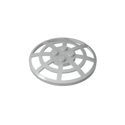 Dish 6 x 6 Inverted [Radar / Webbed / anti-studs at  90°],4285