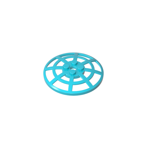 Gobricks,Dish 6 x 6 Inverted [Radar/ Webbed/ anti-studs at 90°],4285b,4285,4285a,30234,24239,28732