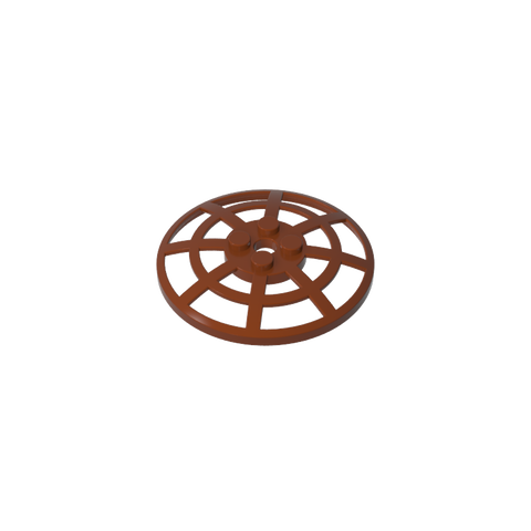 Gobricks,Dish 6 x 6 Inverted [Radar/ Webbed/ anti-studs at 90°],4285b,4285,4285a,30234,24239,28732