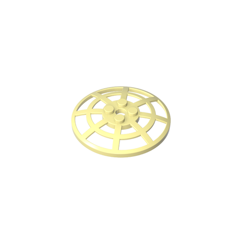Gobricks,Dish 6 x 6 Inverted [Radar/ Webbed/ anti-studs at 90°],4285b,4285,4285a,30234,24239,28732