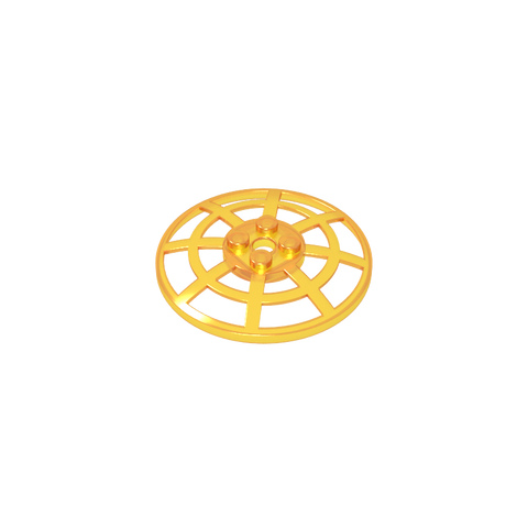 Gobricks,Dish 6 x 6 Inverted [Radar/ Webbed/ anti-studs at 90°],4285b,4285,4285a,30234,24239,28732