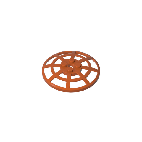 Gobricks,Dish 6 x 6 Inverted [Radar/ Webbed/ anti-studs at 90°],4285b,4285,4285a,30234,24239,28732