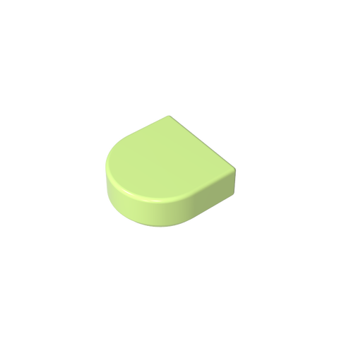 Gobricks,Tile 1 x 1 Half Circle,24246,35398,35399