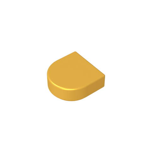 Gobricks,Tile 1 x 1 Half Circle,24246,35398,35399