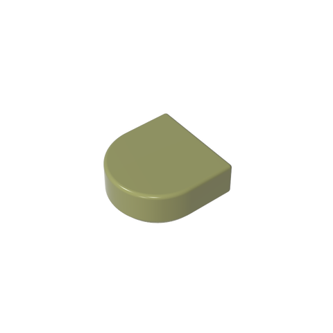 Gobricks,Tile 1 x 1 Half Circle,24246,35398,35399