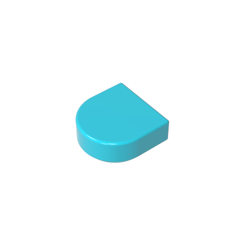 Gobricks,Tile 1 x 1 Half Circle,24246,35398,35399