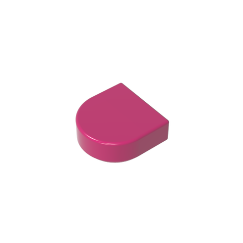 Gobricks,Tile 1 x 1 Half Circle,24246,35398,35399
