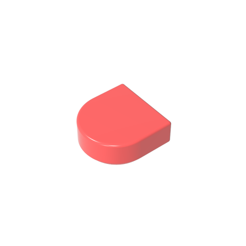 Gobricks,Tile 1 x 1 Half Circle,24246,35398,35399