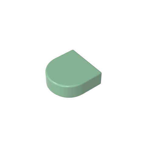 Gobricks,Tile 1 x 1 Half Circle,24246,35398,35399