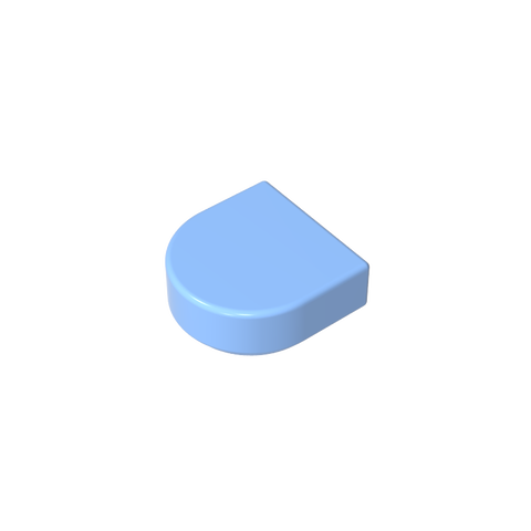 Gobricks,Tile 1 x 1 Half Circle,24246,35398,35399