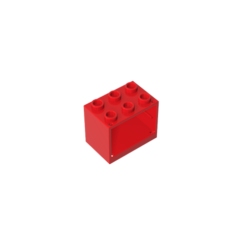 Gobricks,Cupboard 2 x 3 x 2 with Solid Studs,4532,92410,4532a