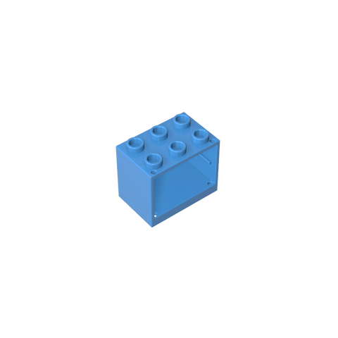 Gobricks,Cupboard 2 x 3 x 2 with Solid Studs,4532,92410,4532a