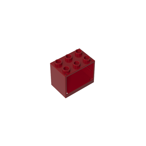 Gobricks,Cupboard 2 x 3 x 2 with Solid Studs,4532,92410,4532a