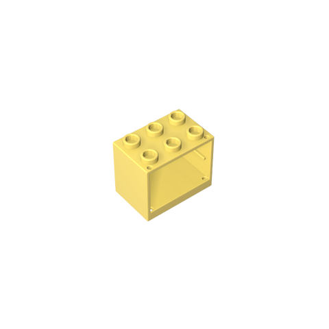 Gobricks,Cupboard 2 x 3 x 2 with Solid Studs,4532,92410,4532a